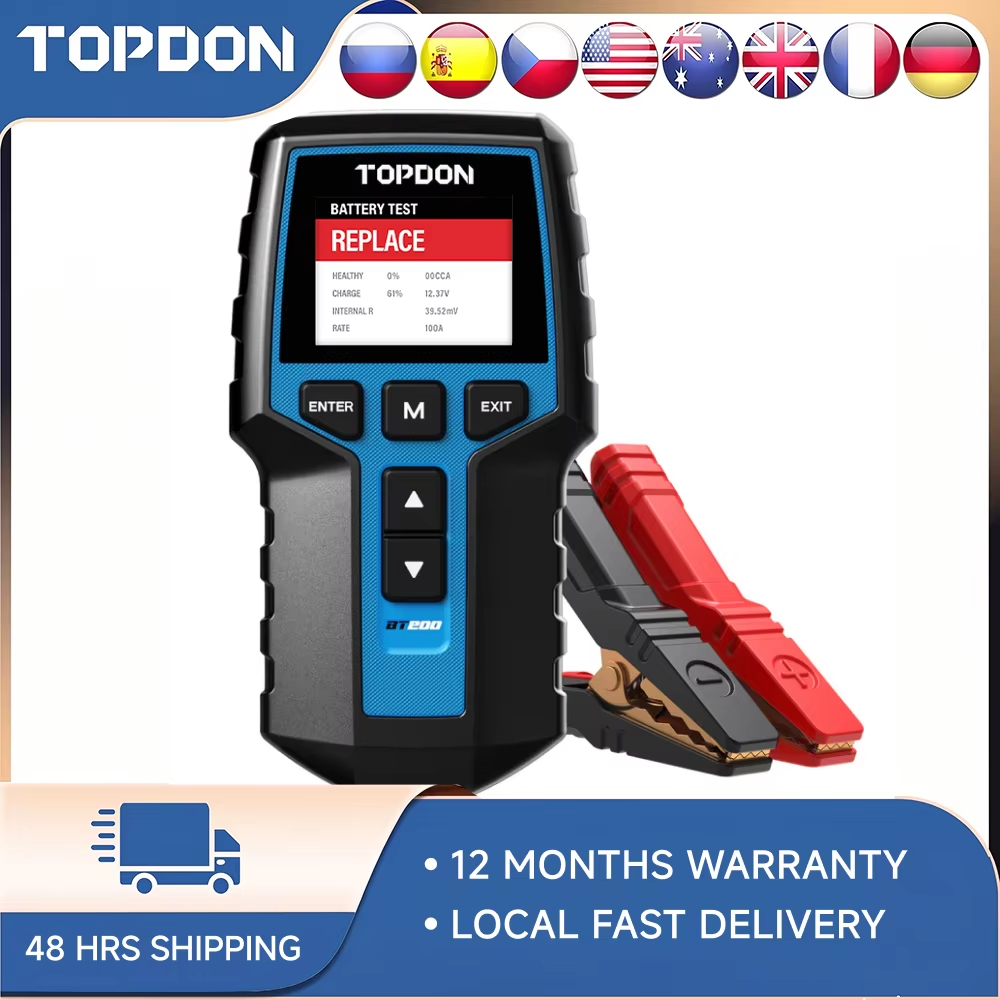 เครื่องทดสอบแบตเตอรี่รถยนต์ TO - Topdon Tc001 Thermal Camera บทวิจารณ์และราคา