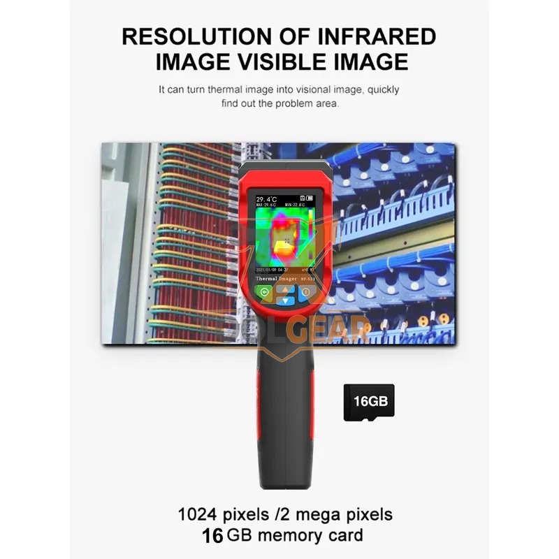 กล้องวงจรปิดถ่ายภาพความร้อนแบบ - Nf 521 Thermal Imaging Camera บทวิจารณ์และราคา